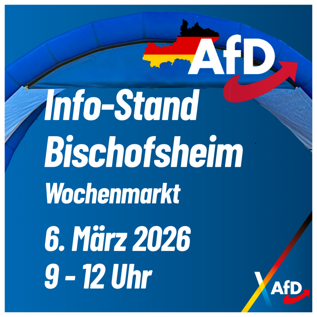 AfD Bischofsheim Info-Stand 6.3.